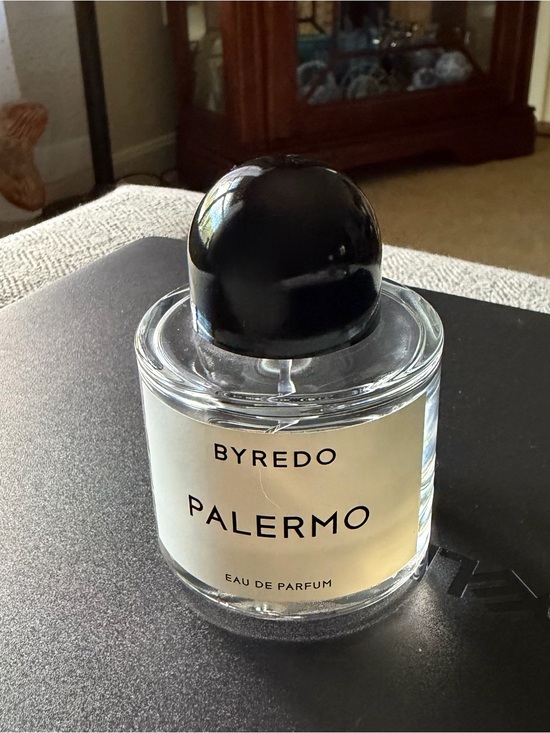 Byredo Other - Byredo Palermo Bottle with Black Cap and Cream Label
